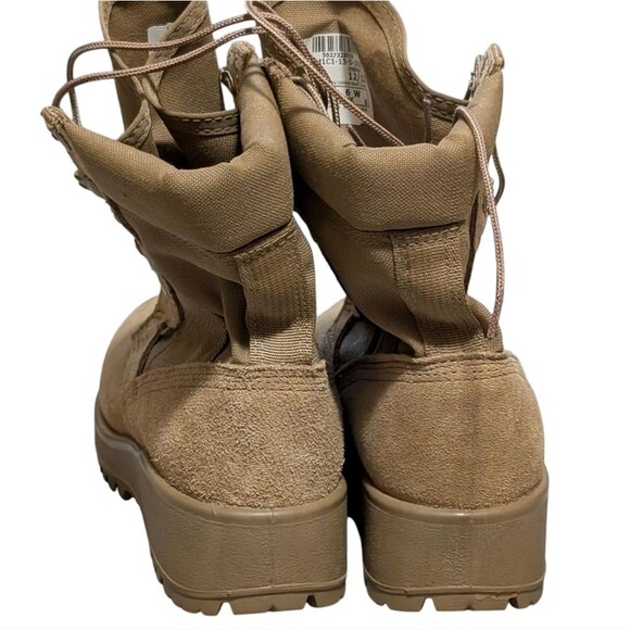 NWT Military Tan Desert Hot Weather Combat Boot Men's 6W Women's 38 Tactical - Picture 10 of 11